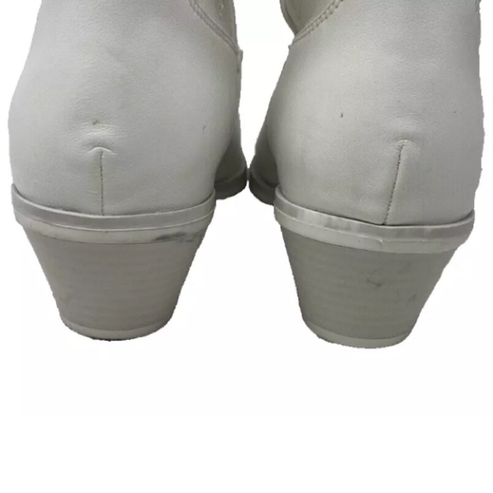 Madden Girl Women's Redford White Cowboy, Western Boots 7.5 Medium M - Picture 5 of 8